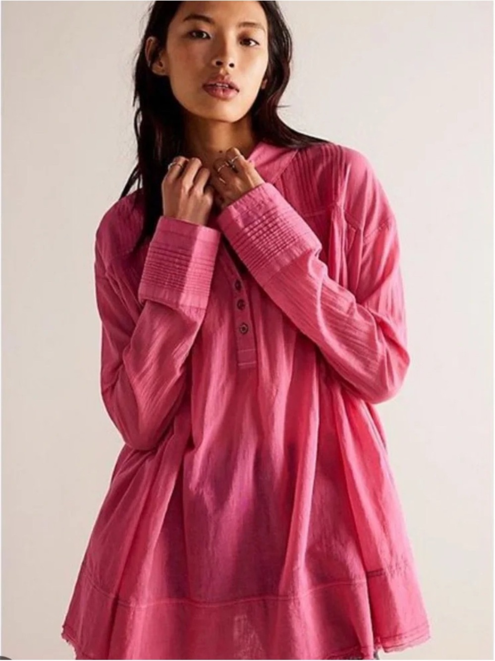 Free People We the Free Swing Shirt pink (best for a small/medium)